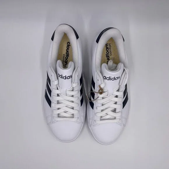 adidas Grand Court 2.0 White Legend Ink Women's Shoes - Picture 5 of 8